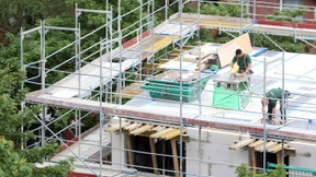 Das Wachstum kommt von der Baustelle