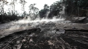 Gefährliche Asche soweit das Auge reicht 