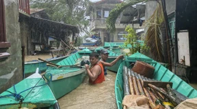 Opfer und Verwüstung auf den Philippinen