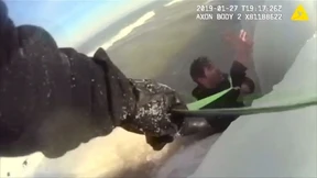 Dramatische Rettung aus dem Eis