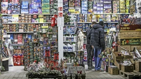 Mit Böllertouristen auf dem Polenmarkt