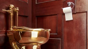 Haftstrafen für Männer nach Diebstahl einer goldenen Toilette