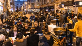 Fastenbrechen mit den Nachbarn