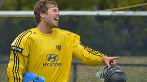 Der Geschäftsführer im Tor