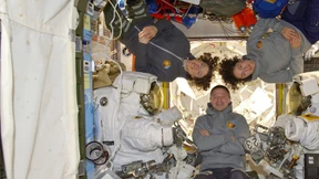 Außeneinsatz an der ISS