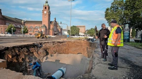 Verkehrsnotstand nach Wasserrohrbruch