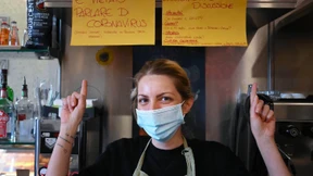 Die italienische Bar voller Optimismus