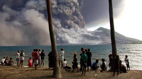 Die Schönheit von Rauch und Feuer