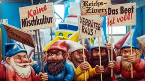 Rosenmontagszüge verspotten Trump und Erdogan