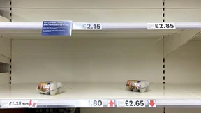 Großbritannien gehen die Eier aus