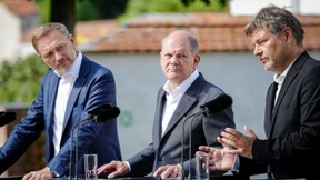 Die Ampel demonstriert Harmonie