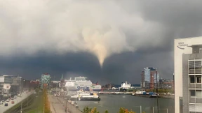 Tornado schleudert mehrere Menschen in Kiel ins Wasser