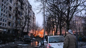 Russland greift Kiew mit Drohnen-Schwärmen an