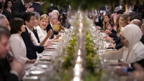 Merkel kommt rechtzeitig zum Abendessen