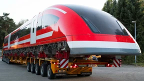 Der Transrapid auf seiner letzten Fahrt 