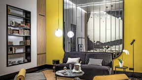 Erinnerung an Kafka in Sonnengelb