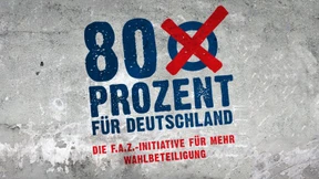 80 Prozent für Deutschland: F.A.Z. startet Erstwählerkampagne 