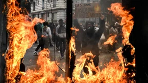 Explosive Szenen in französischen Großstädten