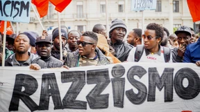 Demonstration nach Mord an Senegalesen