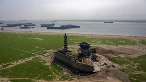 Chinas größter Süßwassersee kämpft mit Trockenheit