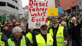 Protest gegen Diesel-Fahrverbot in Stuttgart