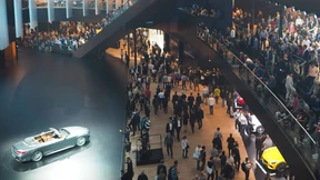 Standbilder einer bewegenden Messe