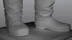 Niemand hatte den Diktator jemals ohne Stiefel gesehen