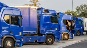Lkw-Fahrer streiken wieder auf Rastplatz Gräfenhausen