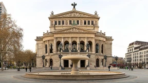 Laufsteg vor der Alten Oper