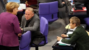 Kanzlerin Merkel punktet auch bei den Grünen