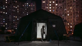 Zum Schlafen geht es in die Tiefgarage