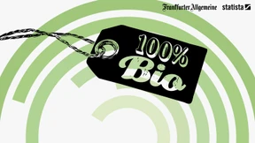 Schöner grüner Schein