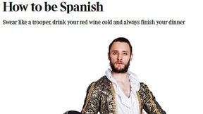 Spanien empört sich über einen ironischen Text