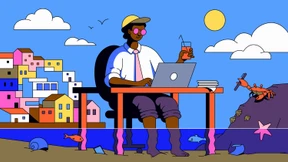 Wohnung in London, Arbeit in Berlin