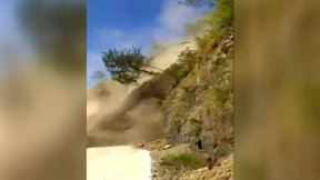 Dramatische Szenen in Reisebus