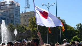 Patrioten auf Madrids Straßen