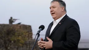 Pompeo besucht die Golanhöhen