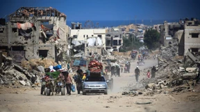 Eine weitere Massenflucht im Gazastreifen