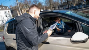 Wenn das Ersatzteil mit dem Taxi kommt
