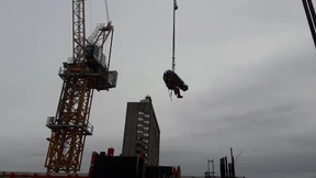 Rettungsaktion mit Kran