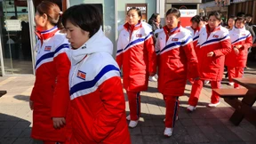 Nordkoreanische Eishockey-Spielerinnen in Südkorea eingetroffen