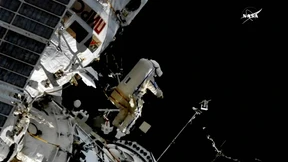 Antenne erfolgreich an ISS montiert