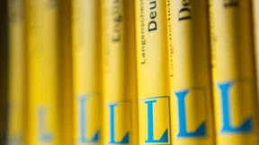 Gelb steht für Langenscheidt