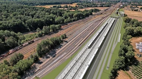 Alter Rangierbahnhof wird Waschstraße für ICE