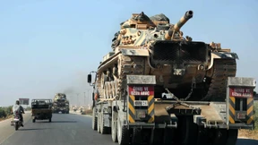 Türkischer Militärkonvoi aus der Luft angegriffen