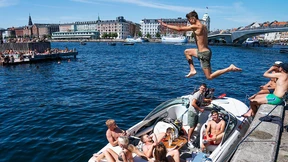 Alle schwitzen von Kopenhagen bis Rom