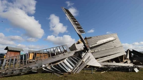 In Thüringen soll eine zerstörte Bockwindmühle wiederaufgebaut werden