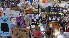 Briten reagieren mit Humor und Wut auf Trump