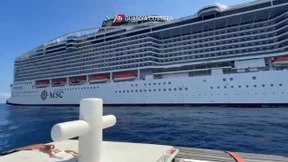 „MSC World Europa“ kann nach Havarie wieder fahren