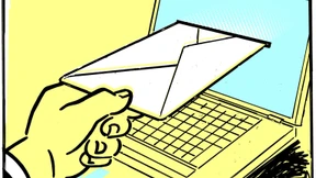 Werben für den Online-Brief auf der IFA